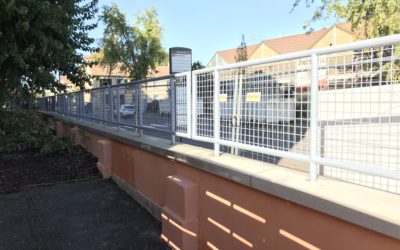 Une clôture métallique à Strasbourg signée DMDH